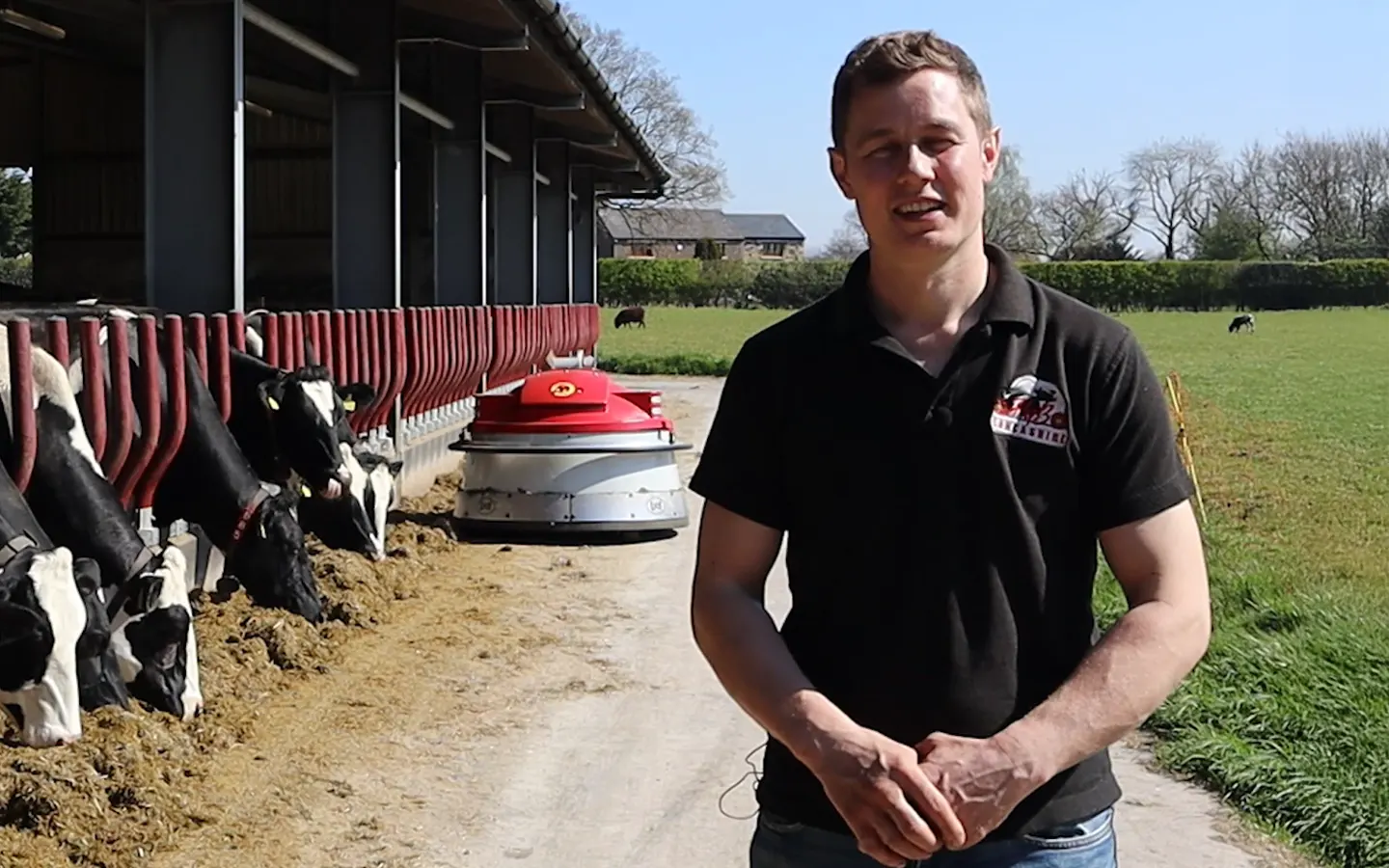 Nick Eccles has introduced a fully robotic system to his farm - revolutionising his business.