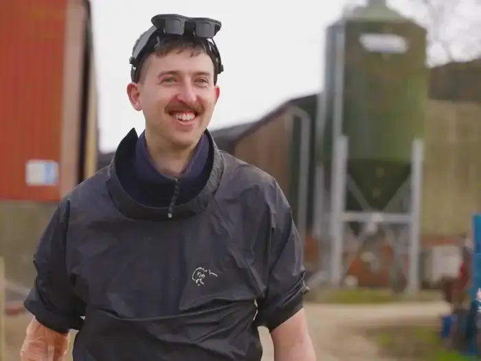 Farm vet working with dairy cattle. Picture: North Star Digital.