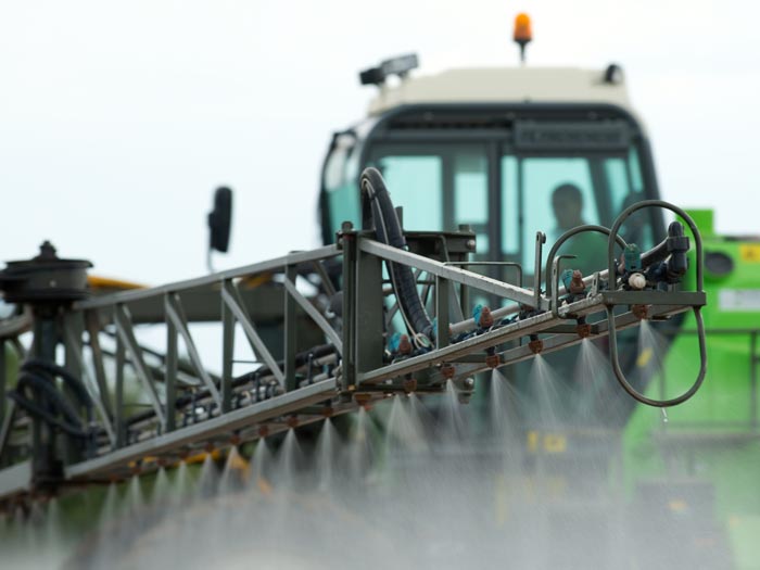 Sprayer operators need to be confident using large machinery.