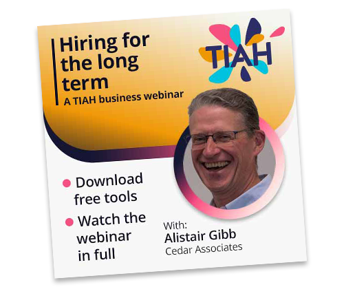 Alistair Gibb hosted our webinar on effective recruitment.