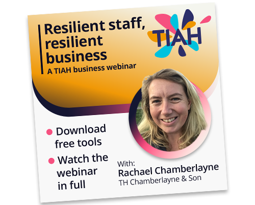 Hear real examples of the value of improving staff resilience in our webinar with Rachael Chamberlayne.