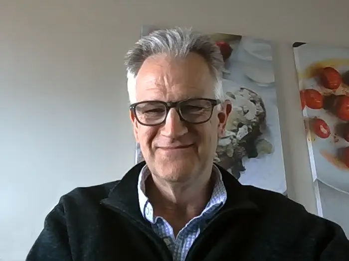 James Green, G's Fresh, in interview with Riccardo Magliola. Picture: Riccardo Magliola/tiah.org.