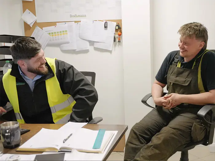 Aidan Moore and Lewis Rollings.