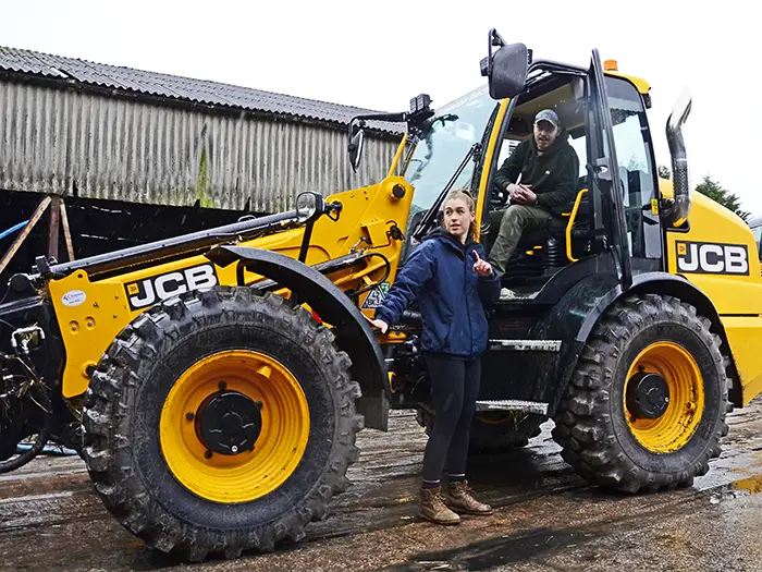 Gina Matheson at Mrs Dowsons Farm, Lancashire.