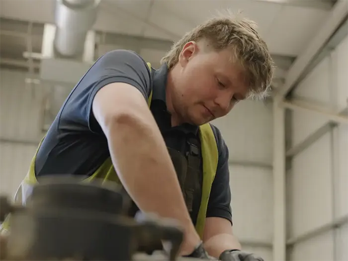 Lewis Rollings has found his place in agriculture and horticulture having formerly served in the Army. Picture: North Star Digital.