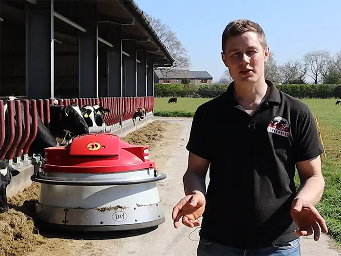 Nick Eccles is a partner at Sudells Farm, which has a fully automated, robotic milking dairy unit. Picture: Riccardo Magliola/tiah.org.