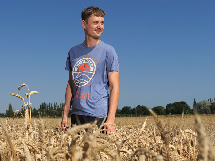 Thomas Gent and his family are focused on sustainable practices at Gentle Farming, Cambridgeshire.