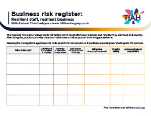 Risk registers can help you plan to mitigate coming issues.