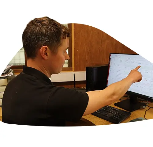 Nick Eccles of Sudells Farm, Lancashire.