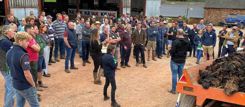 OFC Inspire delegates on a farm visit.