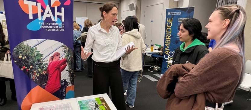 TIAH was invited to attend the Green Careers Festival at Cambridge University.