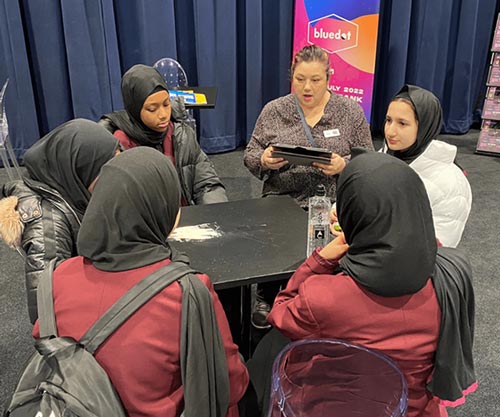 Sonia Ramdhian speaking at New Scientist Live 2022