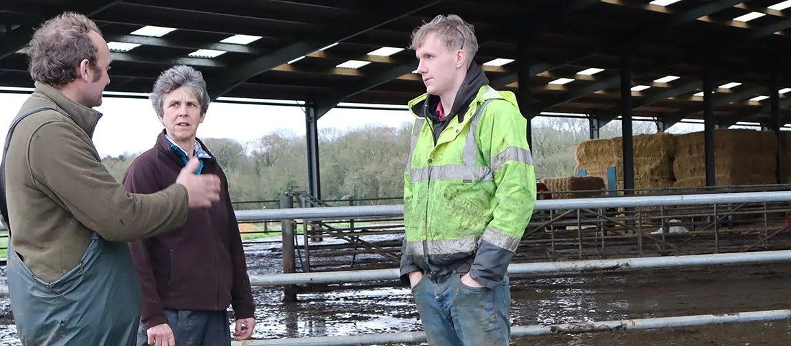 Catherine has helped Nathan develop new skills to ease his transition to becoming the farm manager.