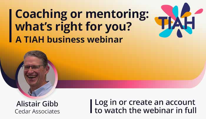 Find out more about the differences between coaching and mentoring with our webinar, hosted by Alistair Gibb.