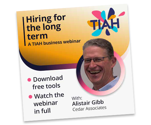 Find out more on successful recruitment with our webinar, Hiring for the long term.