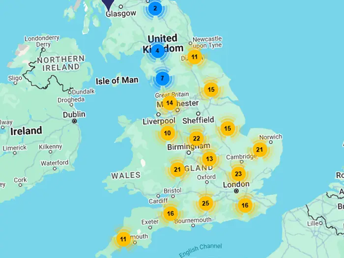 Our training map can help you find providers of quality courses near you.